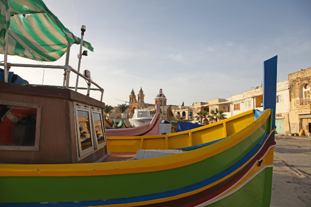 boat and Church