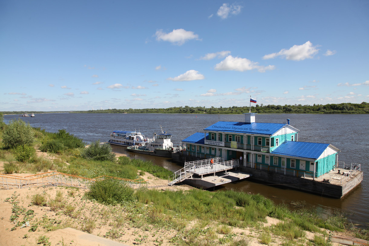 Муром – Murom on the left bank of the Ока Река – Oka River